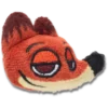 Disney Zootopia 2 Nick Wilde pluche schoenbedel Disney Zootopia 2 Nick Wilde pluche schoenbedel