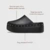 Dylan Platform Clog met studs