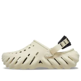 Echo Clog “Bone Black Beige”