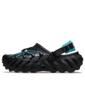 Echo Clog met reflecterende veters “Black Teal”