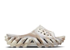 Echo Marbled slippers voor kinderen ‘Bone’ Echo Marbled slippers voor kinderen ‘Bone’