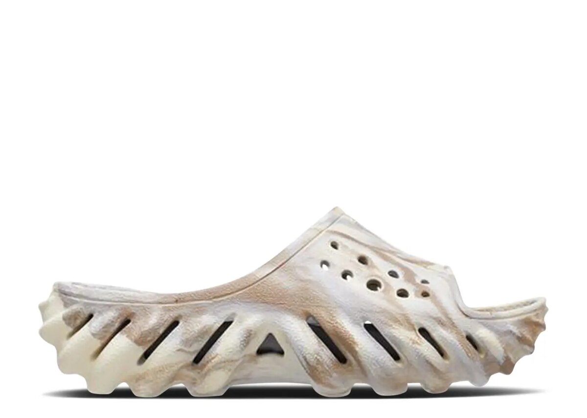 Echo Marbled slippers voor kinderen ‘Bone’ Echo Marbled slippers voor kinderen ‘Bone’