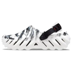 Echo Tiger Clog “White Black”