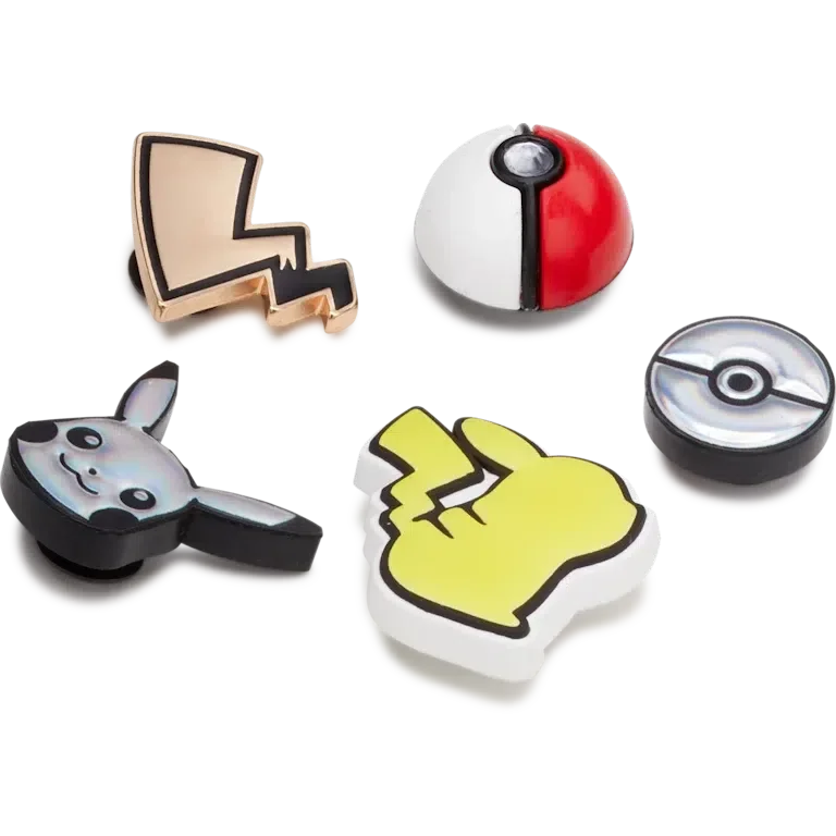 Elevated Pokémon 5-pack Jibbitz schoenbedels Elevated Pokémon 5-pack Jibbitz schoenbedels