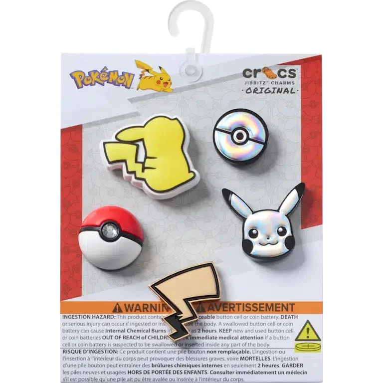 Elevated Pokémon 5-pack Jibbitz schoenbedels Elevated Pokémon 5-pack Jibbitz schoenbedels