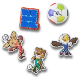 FIFA World Cup 26 5-pack Jibbitz bedels