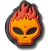 Flaming Skull Jibbitz™ bedels