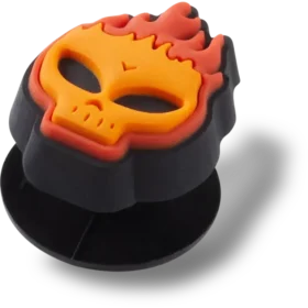 Flaming Skull Jibbitz™ bedels