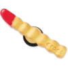 French Fry Dipped in Ketchup Jibbitz™ bedels