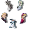 Frozen 5-pack Jibbitz bedels