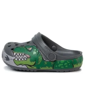 Fun Lab Dino Band Clogs “Grijsgroen”
