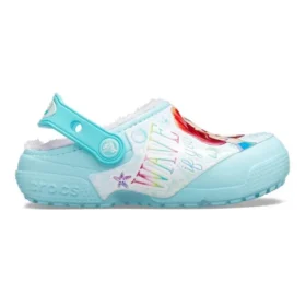 Fun Lab Disney Little Mermaid Clogs “Sky Blue White”