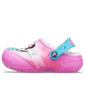 Fun Lab Disney Minnie gevoerde Clogs “Pink Blue”