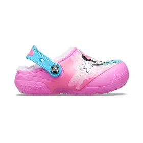 Fun Lab Disney Minnie gevoerde Clogs “Pink Blue”