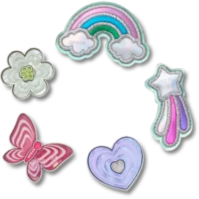 Funky Girly Icons 5-pack Jibbitz bedels