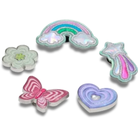 Funky Girly Icons 5-pack Jibbitz bedels