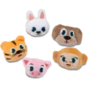 Fuzzy Animal 5-pack Jibbitz bedels