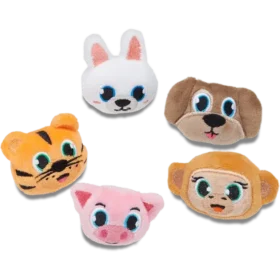 Fuzzy Animal 5-pack Jibbitz bedels
