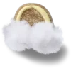 Fuzzy Earmuffs Jibbitz™ bedels