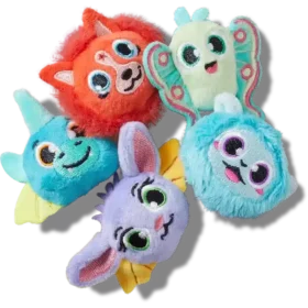Fuzzy Fantasy Animals 5-pack Jibbitz bedels