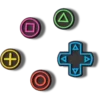 Game Controller 5-pack Jibbitz bedels Game Controller 5-pack Jibbitz bedels