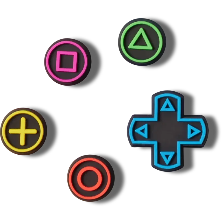 Game Controller 5-pack Jibbitz bedels Game Controller 5-pack Jibbitz bedels