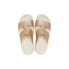 Getaway Platform H-Strap Sandalen “White Brown”