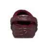 Gevoerde geometrische Clogs “Dark Cherry”