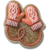 Glitter Pink Mittens Jibbitz™ bedels
