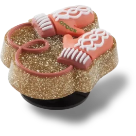 Glitter Pink Mittens Jibbitz™ bedels