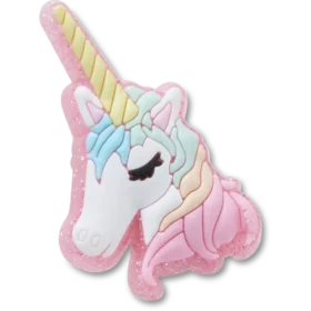 Glitter Unicorn Jibbitz™ bedels