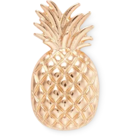 Gouden ananas Jibbitz-schoenbedel Gouden ananas Jibbitz-schoenbedel