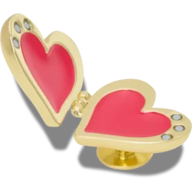 Gouden Bubble Locket Heart Jibbitz™-bedels