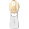 Gouden en zilveren Zipper Jibbitz™-bedels