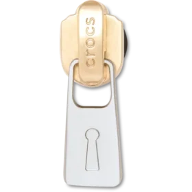 Gouden en zilveren Zipper Jibbitz™-bedels