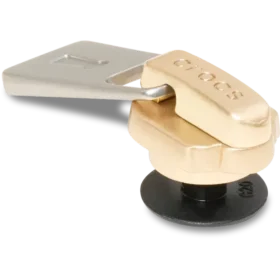 Gouden en zilveren Zipper Jibbitz™-bedels