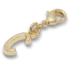 Gouden letter C-bedeltje Jibbitz™-bedels