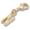 Gouden letter N-bedeltje Jibbitz™-bedels