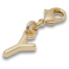 Gouden letter Y-bedel Jibbitz™-bedel