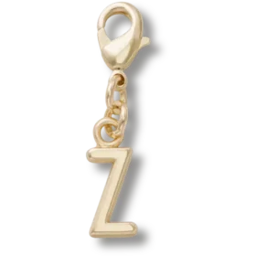 Gouden letter Z-bedel Jibbitz bedel