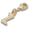 Gouden letter Z-bedel Jibbitz bedel