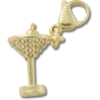 Gouden Martini-bedeltje Jibbitz™-bedeltje