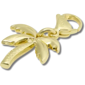 Gouden palmboom-bedeltje Jibbitz™-bedeltje