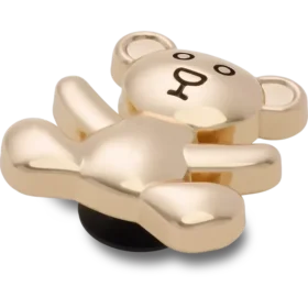 Gouden Teddybeer Jibbitz-schoenbedel