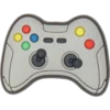 Grijze Jibbitz™-schoenbedel in de vorm van een gamecontroller
