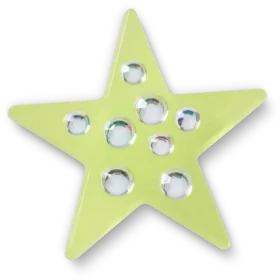 Groene Gem Star Jibbitz™-bedels