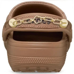 Handgemaakte Clog met bloemenketting