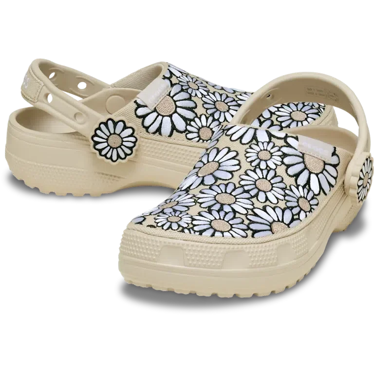 Handgemaakte Daisy-Clog Handgemaakte Daisy-Clog