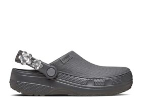 Handgemaakte Silver Flowers-Clog ‘Silver Flowers’