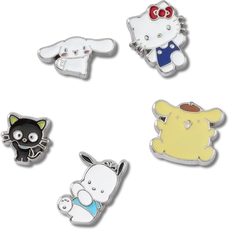 ‘Hello Kitty® en vrienden – 5-delige set Jibbitz-schoenbedels’ ‘Hello Kitty® en vrienden – 5-delige set Jibbitz-schoenbedels’
